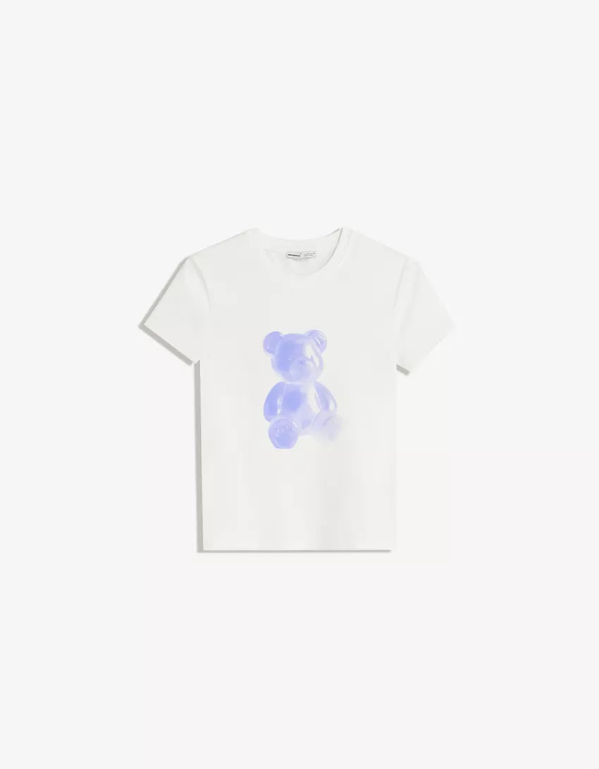 Short sleeve T-shirt with print