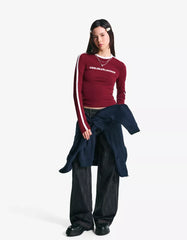 Long sleeve T-shirt with print