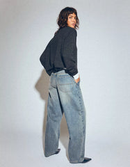 Skater-fit baggy jeans