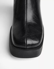 Platform high-heel boots