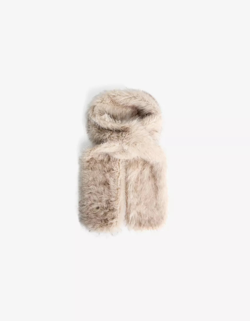 Faux fur stole