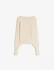 Sweater with voluminous sleeves