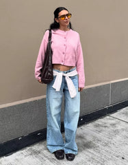 Soft touch button-up cardigan