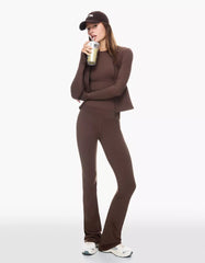 Technical flared pants