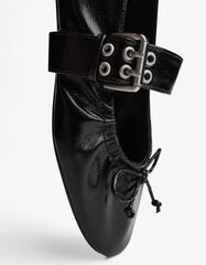 Buckled ballerinas