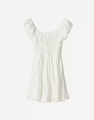 Mini dress with ruffles