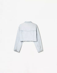 Cropped denim jacket