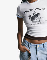 Short sleeve T-shirt with print