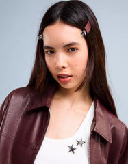 Leather effect jacket