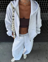 Plush barrel pants with stoppers