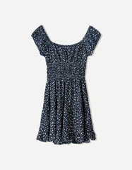 Mini dress with ruffles