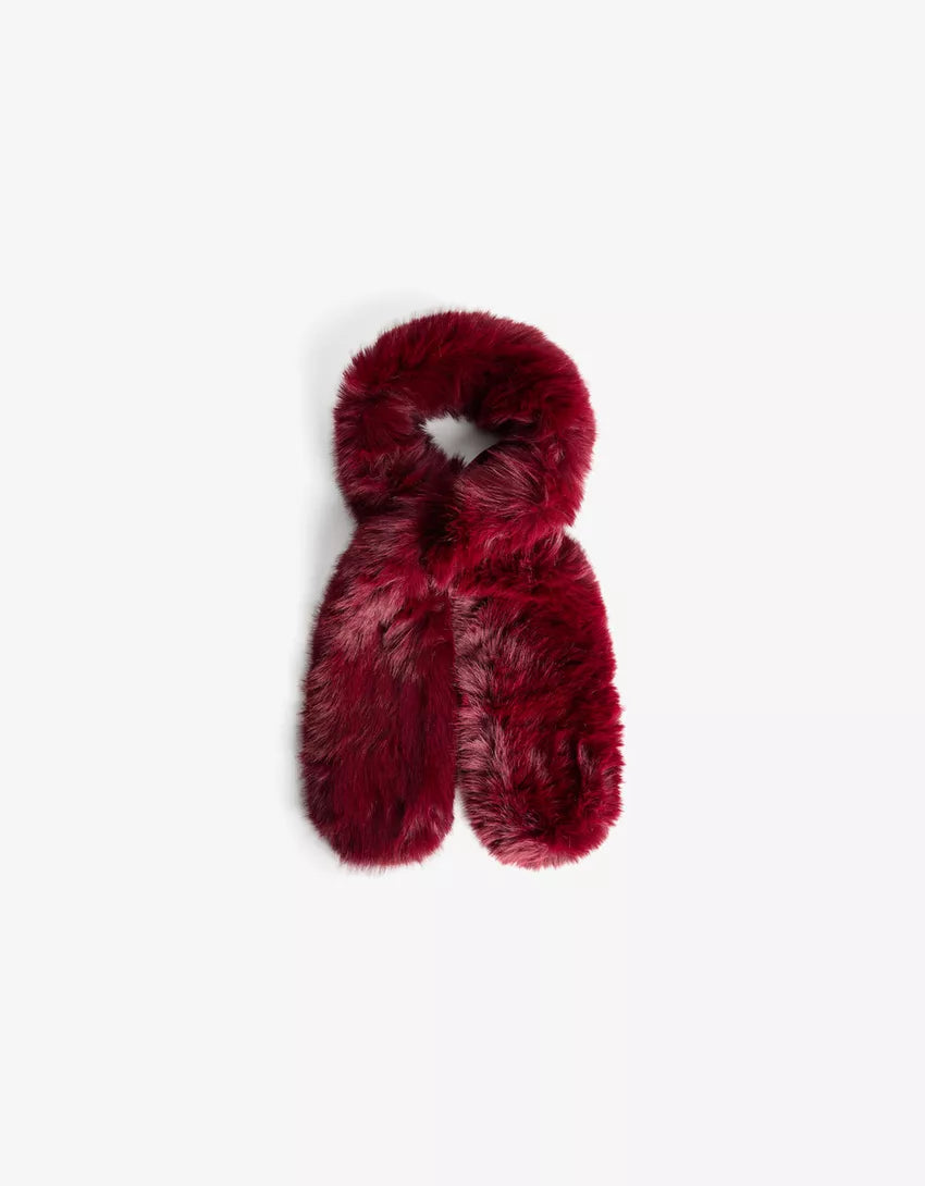 Faux fur stole