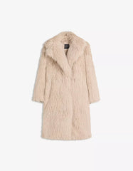 Long faux fur coat