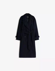 Soft trench coat with belt
