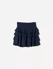 Mini skirt with ruffles