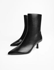 Kitten heel ankle boots