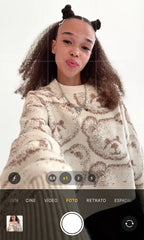 Printed jacquard sweater