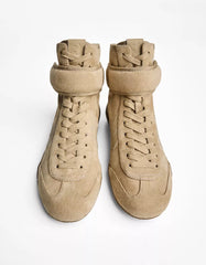 Boxing high-top sneakers