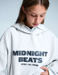 Oversized hoodie with print