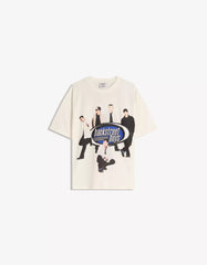 Backstreet Boys print short sleeve T-shirt