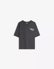 Printed short sleeve oversize T-shirt