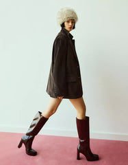 Platform high-heel boots