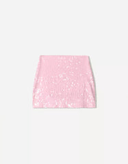 Sequined mini skirt