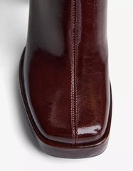 Platform high-heel boots