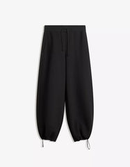 Plush barrel pants with stoppers