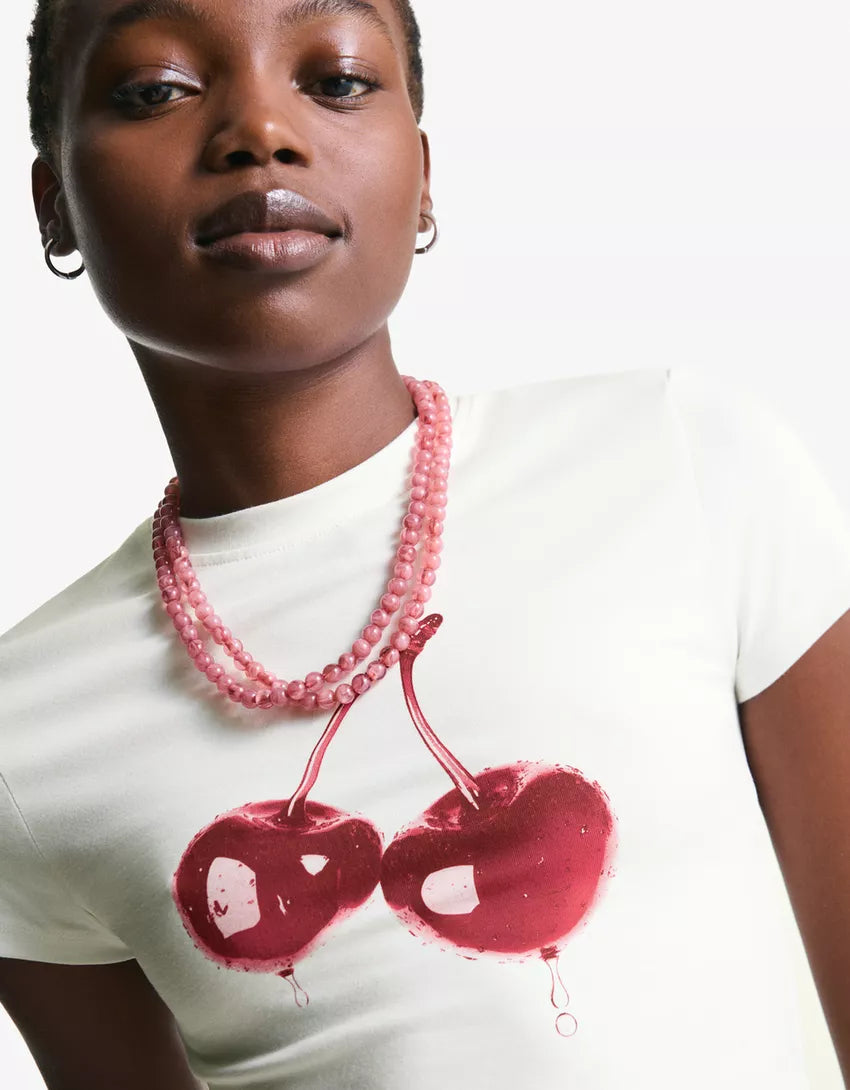 Short sleeve T-shirt with print