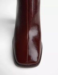 Chunky heel ankle boots