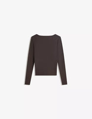 Long sleeve V-neck T-shirt