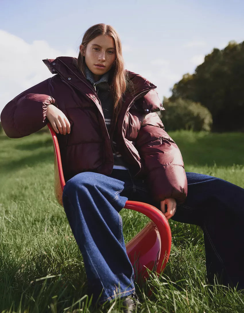 Water-repellent & thermal insulation puffer jacket