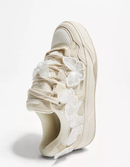 Skater sneakers with butterfly details
