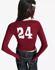 Long sleeve T-shirt with print