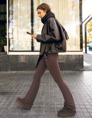 Technical flared pants