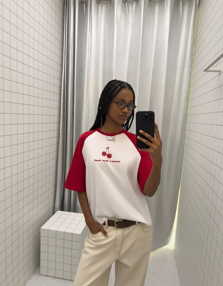 Short sleeve T-shirt with print