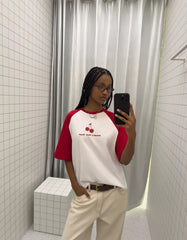 Short sleeve T-shirt with print