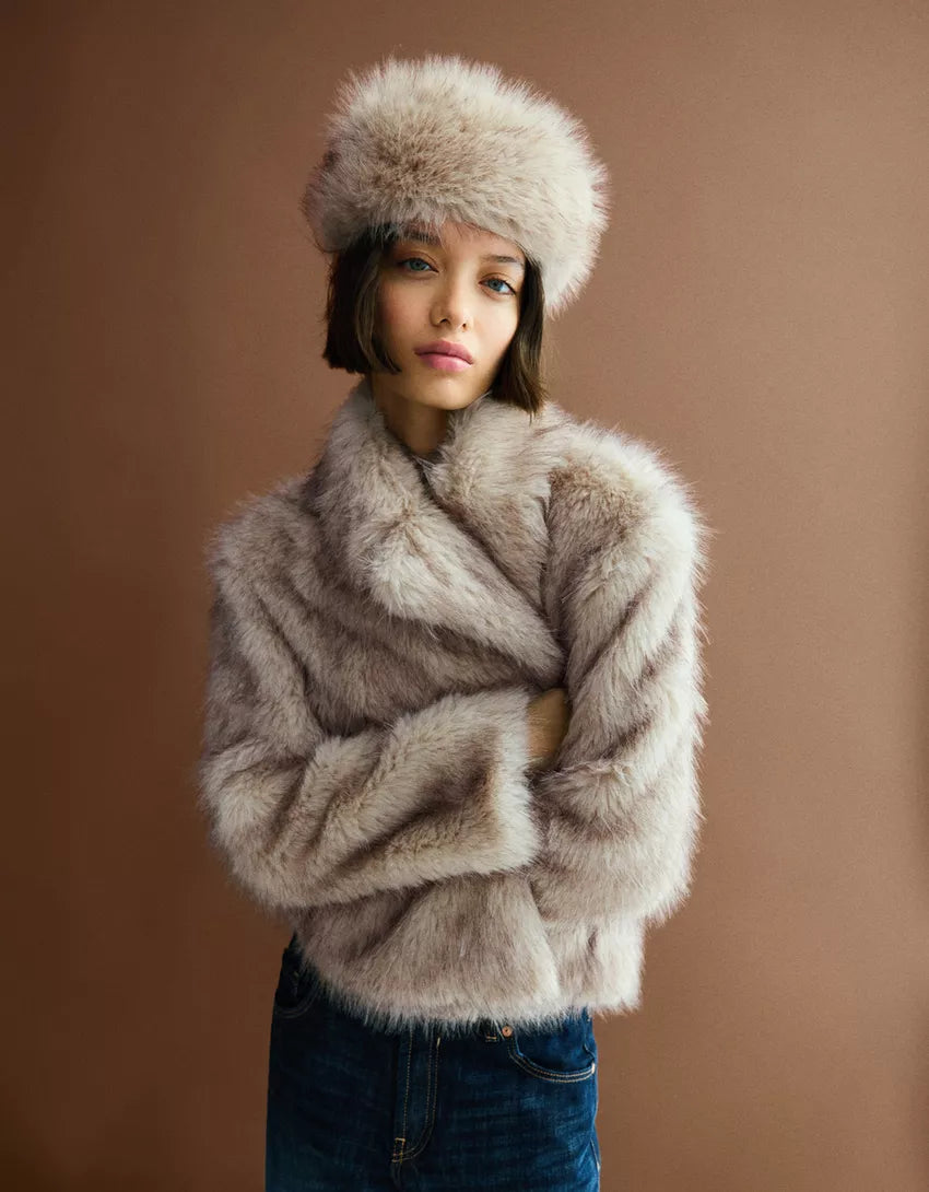 Faux fur hat