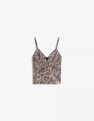 Sequined tank top