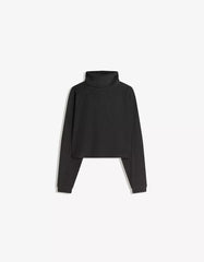 High neck ribbed sweater