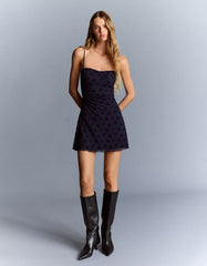 Printed strappy dress