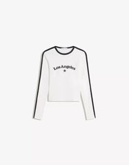 Long sleeve T-shirt with print