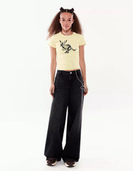 Short sleeve T-shirt with print