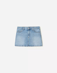 Denim mini skirt