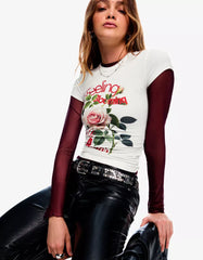 Short sleeve T-shirt with print