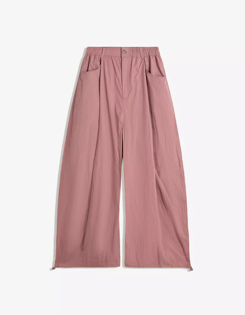 Technical balloon parachute pants