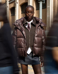 Water-repellent & thermal insulation puffer jacket