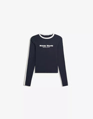 Long sleeve T-shirt with print