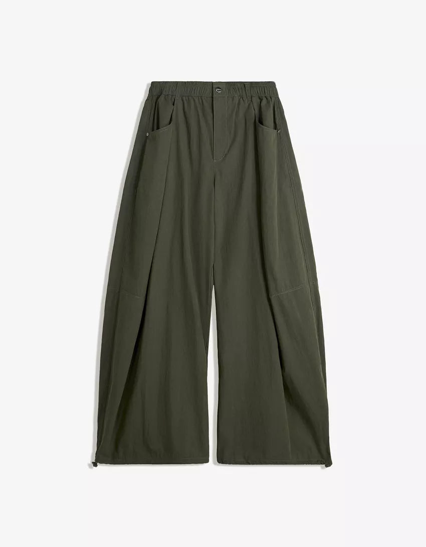 Technical balloon parachute pants